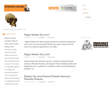 Tablet Screenshot of monkeyday.com